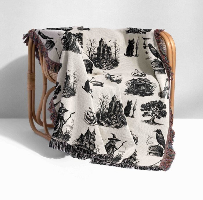 Toile De Jouy Throw