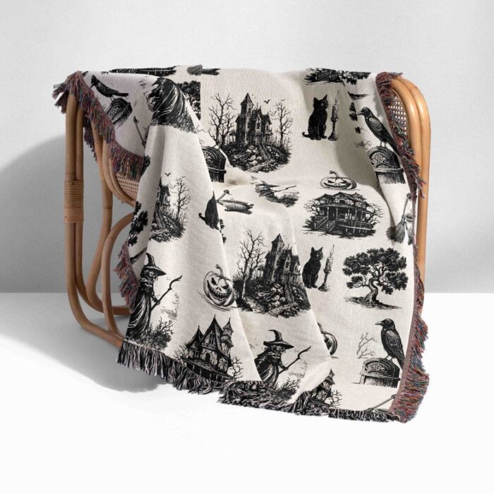 Toile De Jouy Throw