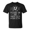 12Th Wedding Anniversary Gifts For Her 12 Years Marriage Gift For Womens Unisex Unisex T-Shirt