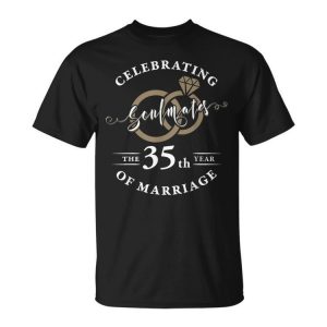 35Th Wedding Anniversary - 35 Years Of Marriage Unisex Unisex T-Shirt