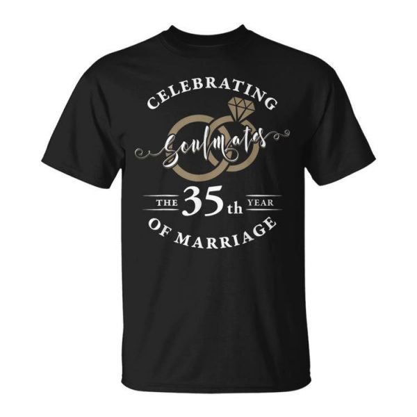 35Th Wedding Anniversary - 35 Years Of Marriage Unisex Unisex T-Shirt