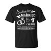 4 Years Of Marriage Couple Married 4Th Wedding Anniversary Unisex Unisex T-Shirt