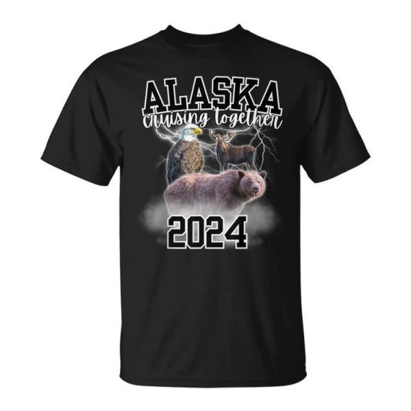 Alaska Cruise 2024 Family Matching Group Cruising Together Unisex T-Shirt