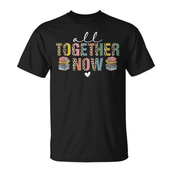 All Together Now Summer Reading 2023 Leopard Book Lover Unisex Unisex T-Shirt