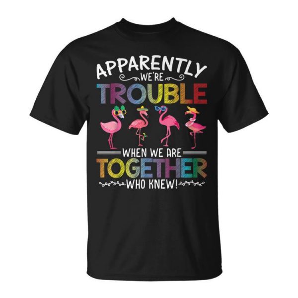 Apparently Were Trouble When We Are Together Who Knew Funny Unisex Unisex T-Shirt