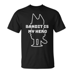 Bandit Is My Hero Kid's Show Dad Dog Unisex T-Shirt