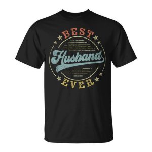 Best Husband Ever Father's Day Husband Vintage Emblem Unisex T-Shirt