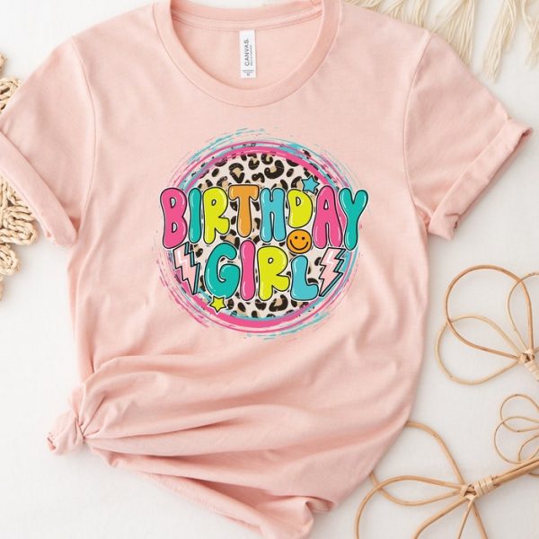 Birthday Girl Kids Youth Birthday Party Girl Outfit Shirt ETS1143