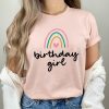 Birthday Girl Rainbow Kids Youth Party Birthday Gift Shirt ETS1173