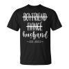 Boyfriend Fiance Husband Just Married 2023 Grooms Wedding Unisex Unisex T-Shirt