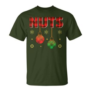 Chest Nuts Christmas Matching Adult Couple Chestnuts Unisex T-Shirt