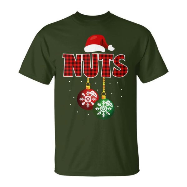 Chest Nuts Christmas T Matching Couples Chestnuts Unisex T-Shirt