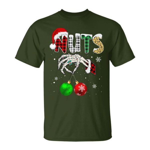 Chestnuts Christmas Chest Nuts Xmas Couple Matching Costume Unisex T-Shirt