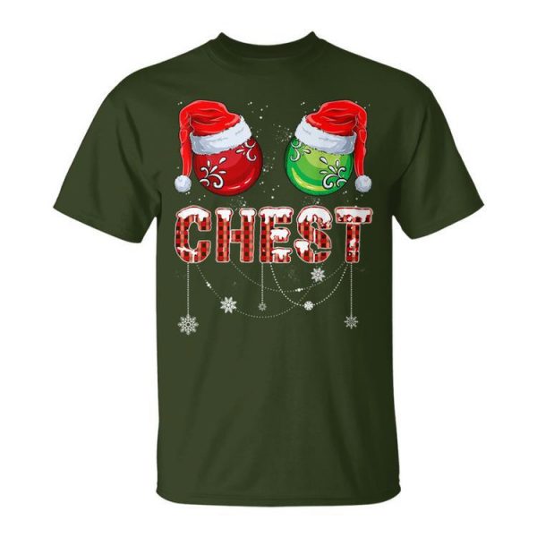 Chestnuts Matching Family Chest Nuts Christmas Couples Unisex T-Shirt