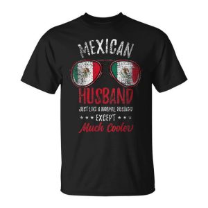 Cool Mexican Husband Sunglasses Mexican Family Vintage Gift For Womens Gift For Women Unisex Unisex T-Shirt