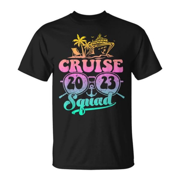 Couples Cruise Squad 2023 Family Vacation Unisex T-Shirt