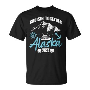 Cruising Together Alaska Trip 2024 Family Weekend Trip Match Unisex T-Shirt