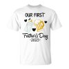 Cute Dad And Son Funny Our First Fathers Day Together 2023 Unisex Unisex T-Shirt