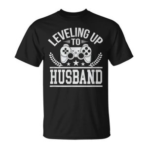 Cute Leveling Up To Husband Wedding Unisex T-Shirt