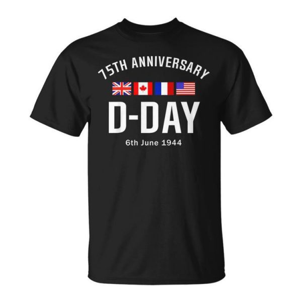 D-Day 75 Year Anniversary Tshirt Unisex Unisex T-Shirt