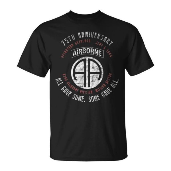 D-Day 75Th Anniversary 82Nd Airborne Wwii Vintage Unisex T-Shirt