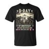 D-Day Dwight D Eisenhower Quote D-Day 80Th Anniversary Unisex T-Shirt