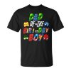 Dad Of The Superhero Birthday Boy Super Hero Family Party Unisex Unisex T-Shirt