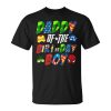 Daddy Of The Superhero Birthday Boy Super Hero Family Party Unisex T-Shirt