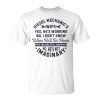 Diesel Mechanics Wife Mechanic Funny Anniversary Gift Women Unisex Unisex T-Shirt