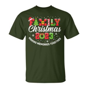 Family Christmas 2023 Matching Outfit Xmas Squad Santa Group Unisex T-Shirt