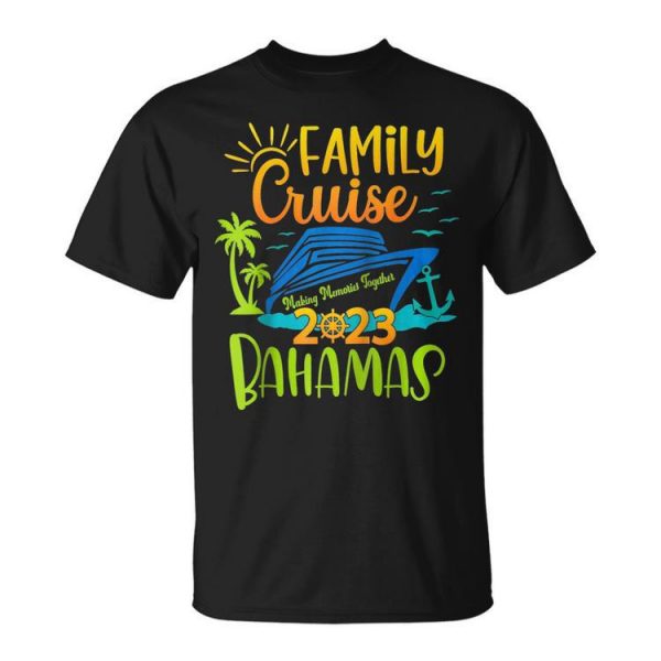 Family Cruise 2023 Bahamas Cruising Together Squad Matching Unisex Unisex T-Shirt