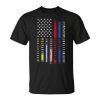 First Responders Hero Flag Nurse Ems Police Fire Military Unisex Unisex T-Shirt