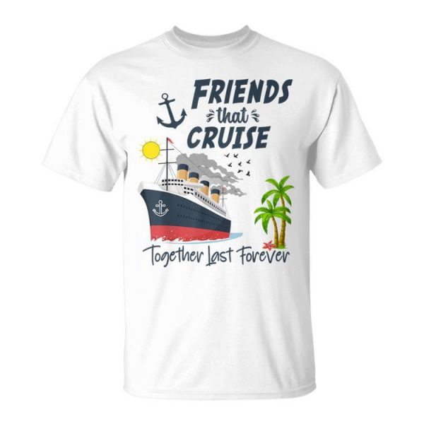 Friends Cruise Together 2024 Vacation Unisex T-Shirt