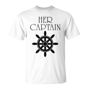 Funny Cruise Her Captain His Anchor Couple Unisex Unisex T-Shirt