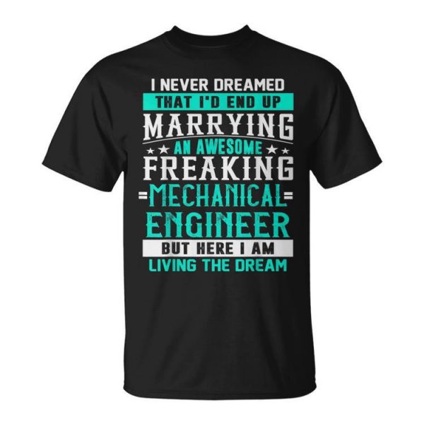 Funny Freaking Awesome Mechanical Engineer Him Her Couples Unisex Unisex T-Shirt