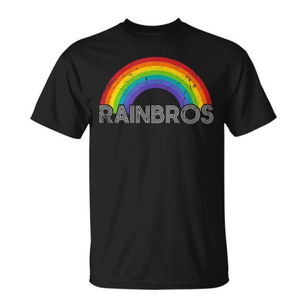 Gay Couple Funny Rainbros Lgbt Pride Boyfriend Unisex Unisex T-Shirt