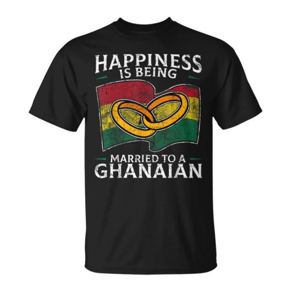 Ghanaian Marriage Ghana Married Heritage Culture Flag Unisex Unisex T-Shirt