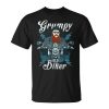 Grumpy Old Biker Gift Men Funny Beard Motorcycle Husband Unisex Unisex T-Shirt