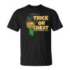 Halloween Trick Or Cheat Let Husband Watch Swingers Women Gift For Womens Unisex Unisex T-Shirt