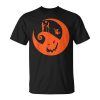 Horror Movie Couple Lazy Halloween Costume Cool Pumpkin Halloween Costume Unisex T-Shirt