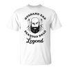 Husband Dad Bearded Bald Legend Unisex Unisex T-Shirt