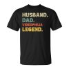 Husband Dad Videophilia Legend Vintage Retro Unisex T-Shirt