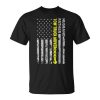 Husband Father Tow Truck Driver American Flag Towing Dad Unisex Unisex T-Shirt