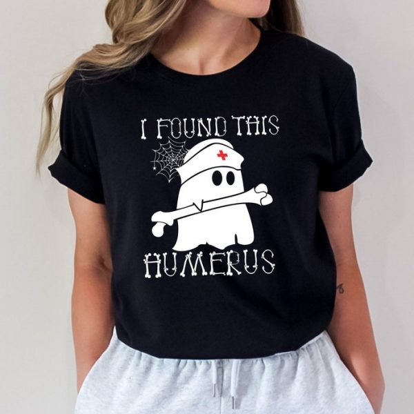 I Found This Humerus Funny Halloween Skeleton Shirt ETS1116