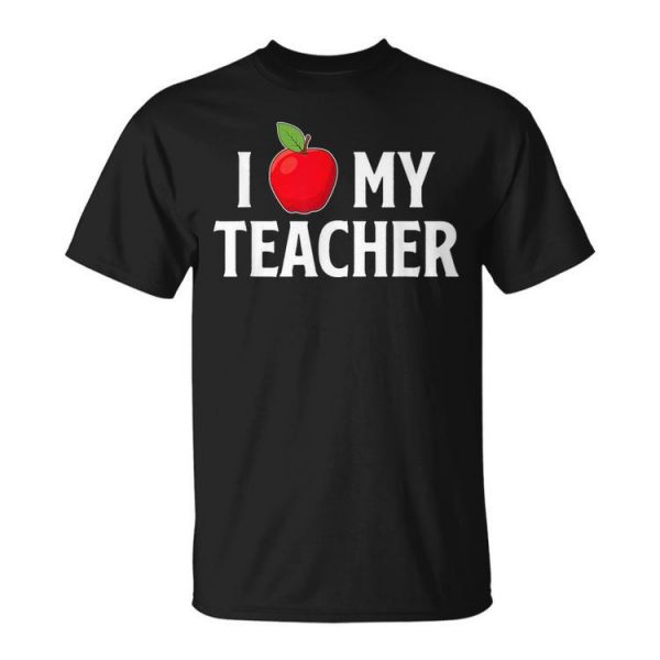 I Love My Teacher Husband Of A Teacher Teachers Husband Gift For Mens Gift For Women Unisex Unisex T-Shirt