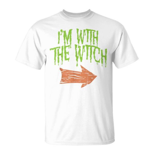 Im With The Witch Husband Halloween Costume Couple Men Unisex T-Shirt