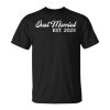 Just Married 2023 Honeymoon Wedding Couples Fiancee Unisex Unisex T-Shirt