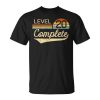 Level 20 Complete Vintage 20Th Wedding Anniversary Unisex Unisex T-Shirt