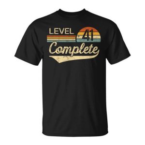 Level 41 Complete Vintage 41St Wedding Anniversary Unisex Unisex T-Shirt