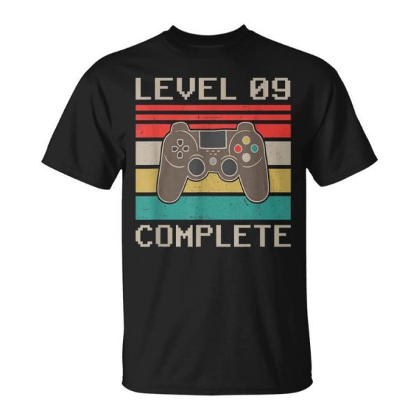 Level 9 Complete 9Th Funny Wedding Anniversary For Couples Unisex Unisex T-Shirt